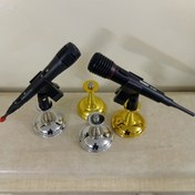 تصویر پایه میکرفون ویترینی تمام فلزی پایه میکرفون کنفرانسی