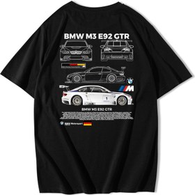 تصویر تی‌شرت اورسایز بی‌ام‌و M3 E92 GTR برند brz collection Oversize Bmw M3 E92 Gtr T-Shirt