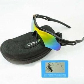 تصویر عینک دایزی c10 پنج لنزه پلاریزه Daisy c10 glasses with five polarized lenses