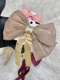 تصویر گیره پاپیون ساتن ساده وارداتی 