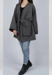 تصویر پالتو پشمی زنانه 