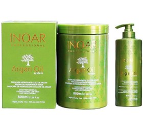 تصویر شامپو روغن آرگان اینوآر (فاقد‌سولفات) Inoar َArgan Hair Shampoo -800ml