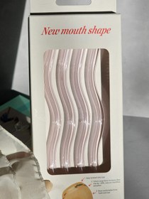 تصویر نی پیرکس پیچ پیچی صورتی 