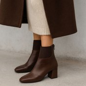 تصویر نیم بوت زنانه مشکی سایز ۳۷ 