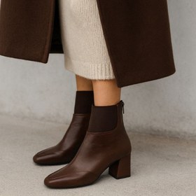 تصویر نیم بوت زنانه مشکی سایز ۳۷ 