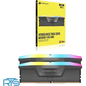 تصویر رم دسکتاپ 6000MHz کورسیر مدل ونجنس RGB با ظرفیت 2x16 گیگابایت ا Corsair Vengeance RGB 2x16GB DDR5 6000MHz Desktop Ram Corsair Vengeance RGB 2x16GB DDR5 6000MHz Desktop Ram