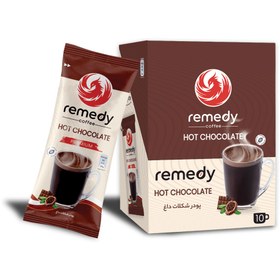 تصویر بسته 10 عددی پودر شکلات داغ Remedy Hot chocolate