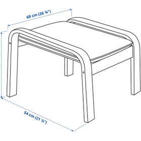 تصویر زیرپایی مدل POÄNG | برند ایکیا | ارسال 15 الی 20 روز کاری 