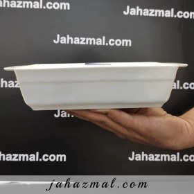 تصویر لازانیا خوری تک نفره هتلی سفید چینی تقدیس 