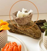 تصویر لانه پرنده سنگ مصنوعی زیبا 