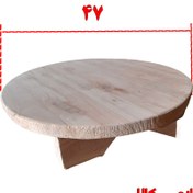 تصویر تخته ی نان گرد 