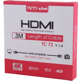 تصویر کابل تسکو مدل HDMI TC72 