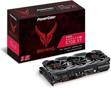 تصویر کارت گرافیک PowerColor Radeon RX 5700 XT Red Devil 8G ( درحد نو ) 