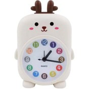 تصویر ساعت رومیزی فانتزی طرح گوزن مدل QR1847 