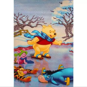 تصویر فرش کودک طرح پو آنا