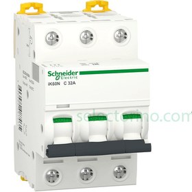 تصویر کلید مینیاتوری سه فاز32 آمپر اشنایدر مدل A9K24332 اشنایدر Schneider Electric 