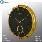 تصویر ساعت دیواری آرتمیس مدل 30290 رنگ نقره ای و طلایی 