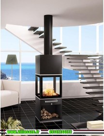 تصویر بخاری هیزمی کد 7 