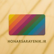 تصویر کارت ویزیت پی وی سی برفکی (نیمه شفاف) 500 تایی یک رو