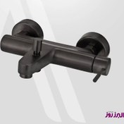 تصویر ست 4تایی شیرآلات البرز روز مدل رومانیا تیتانیوم مات Alborz Rooz