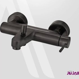تصویر ست 4تایی شیرآلات البرز روز مدل رومانیا تیتانیوم مات Alborz Rooz