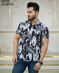 تصویر پیراهن مردانه هاوایی مدل catch 
