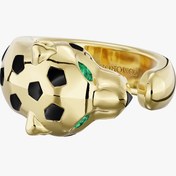 تصویر انگشتر طلا پلنگ کارتیه (پنتر ظریف) 