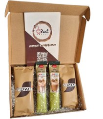 تصویر پک قهوه فوری نسکافه و دبی چاکلت 