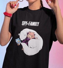 تصویر تیشرت جاسوس و خانواده | تیشرت Spy x Family طرح bond anya cute 