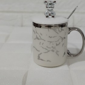 تصویر ماگ خرسی سرامیکی 