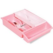 تصویر جا قاشقی دوطبقه باران رنگ کرم 