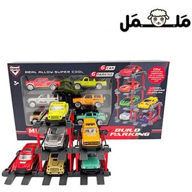 تصویر ست پارکینگ با ماشین فلزی 