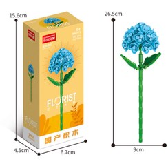 تصویر لگو اورجینال گل هورتانسیا - تک شاخه‌ای 