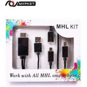 تصویر کابل تبدیل MHL به HDMI 