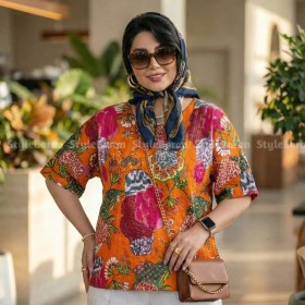 تصویر شومیز باتیک هندی آوین 