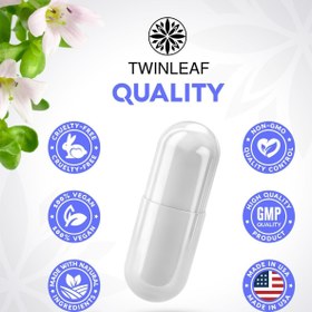 تصویر کاملترین کپسول سروتونین 1000mg برند Twinleaf 