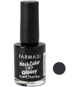 تصویر لاک ناخن فارماسی Farmasi مدل Glossy Black Art شماره FR16 
