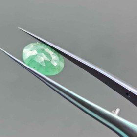 تصویر زمرد بیضی کد 37271 