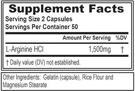 تصویر آرژنین 1500 ای وی ال l arginine evl