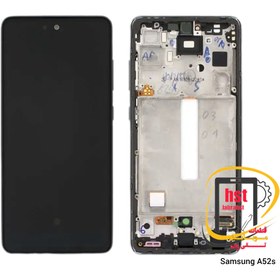 تصویر تاچ ال سی دی گوشی سامسونگSamsung Galaxy A52s/A528 - مشکی / بافریم / اولد LCD Samsung A528/A52s