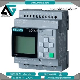 تصویر لوگو ورژن 8 مدل 12/24RCE (ماژول منطقی) PLC زیمنس 