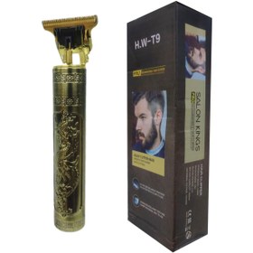 تصویر ماشین اصلاح سروصورت، خطزن و صفرزن وینتیج مدل H.W-T9 Hair clipper vintage model H.W-T9