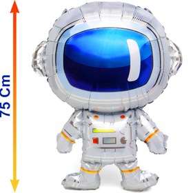 تصویر بادکنک فویلی فضانورد سایز بزرگ ۸۰ سانتی متر 