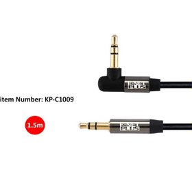 تصویر کابل صدا و درجه مدل KP-C1009 طول 1.5 متر کی نت پلاس Audio and degree cable model KP-C1009 length 1.5 meters Knet Plus