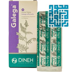 تصویر قرص گالگا دینه ۳۰ عددی ا Dineh Galega 30 Herbal Dineh Galega 30 Herbal