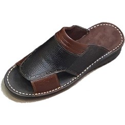 تصویر صندل و دمپایی طبی چرم مردانه دست دوز مدل 403214 