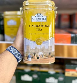 تصویر چای سیاه احمد با طعم هل وزن ۴۵۰ گرم قوطی فلزی 