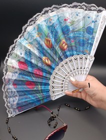 تصویر بادبزن سفید کد 707 