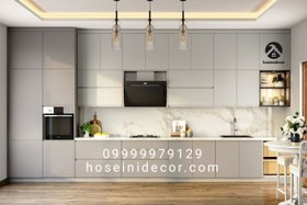 تصویر کابینت مدرن مدل همیشا برند حسینی دکور قیمت بر اساس یک متر