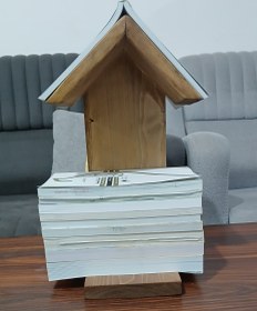 تصویر کتابخانه چوبی 